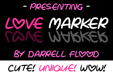 Love Marker font